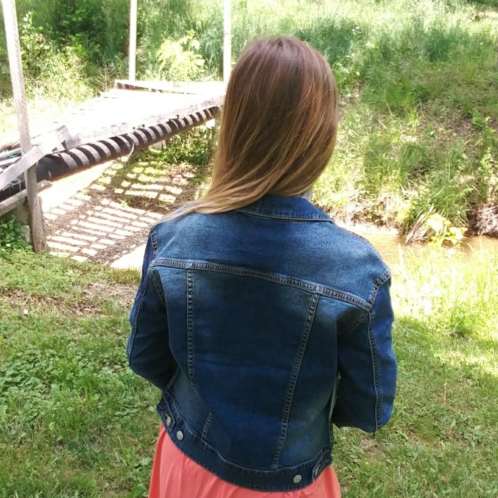 Lularoe Harvey Denim Jacket - Picture 5 of 6